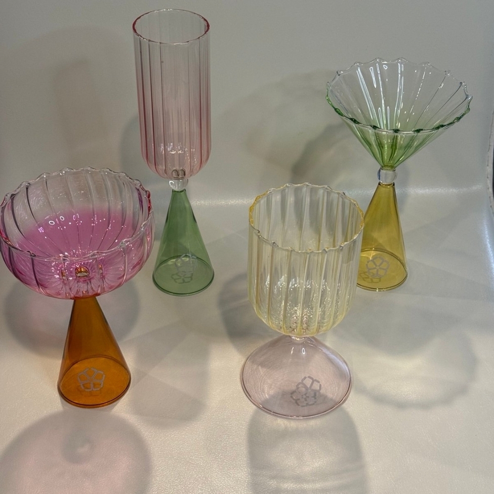 Trina Turk Cocktail Glass Set